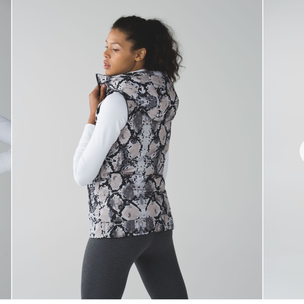 Lululemon The Fluffiest Vest
Black / Ziggy Snake Butter Pink Black size 6